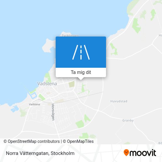 Norra Vätterngatan karta