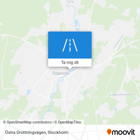 Östra Drottningvägen karta
