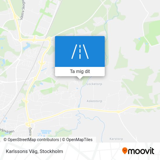 Karlssons Väg karta