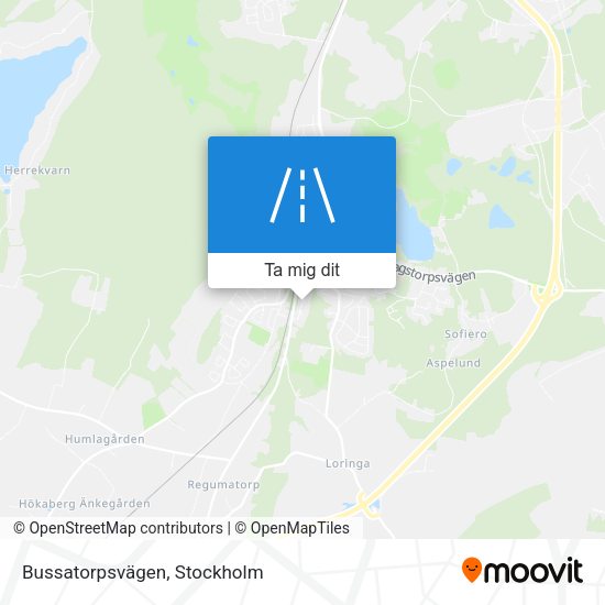 Bussatorpsvägen karta