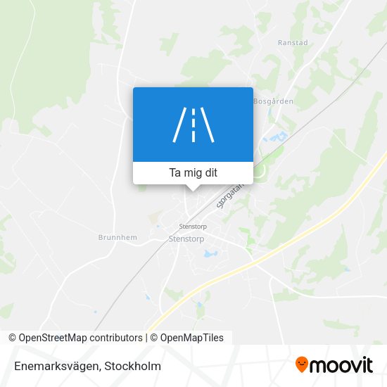 Enemarksvägen karta
