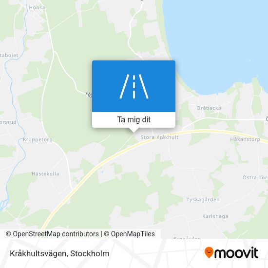 Kråkhultsvägen karta