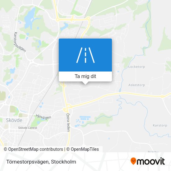 Törnestorpsvägen karta