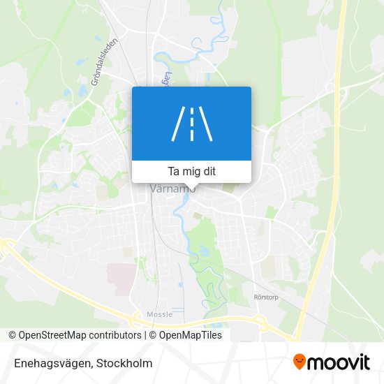 Enehagsvägen karta
