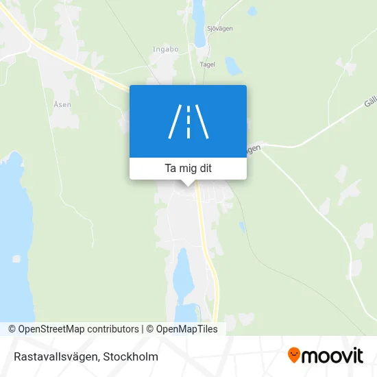 Rastavallsvägen karta