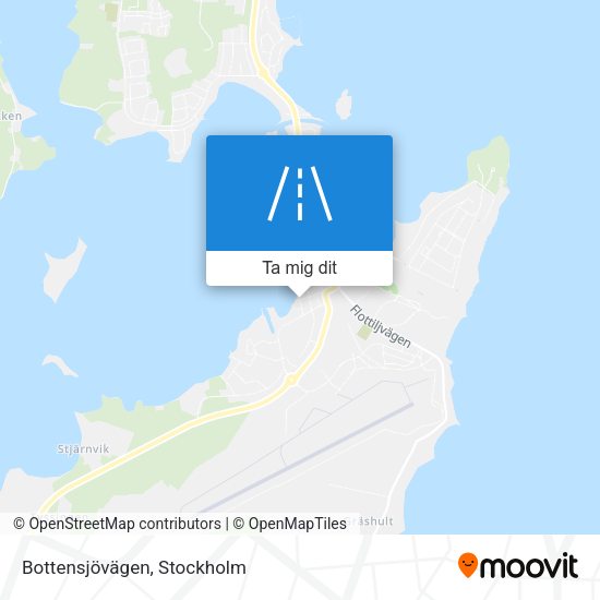 Bottensjövägen karta