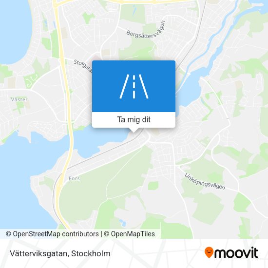 Vätterviksgatan karta