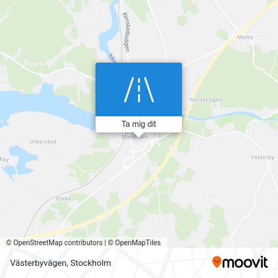 Västerbyvägen karta