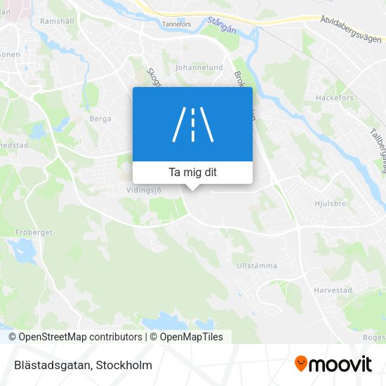Blästadsgatan karta