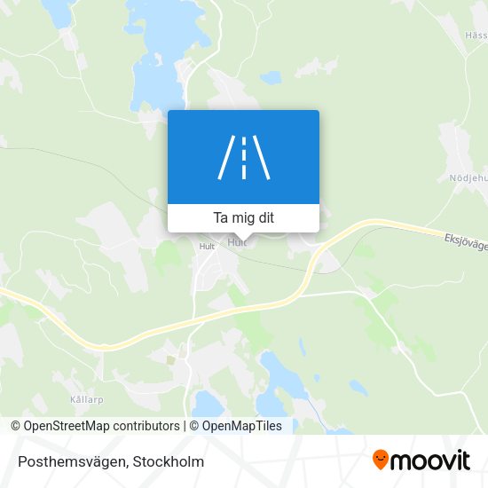 Posthemsvägen karta