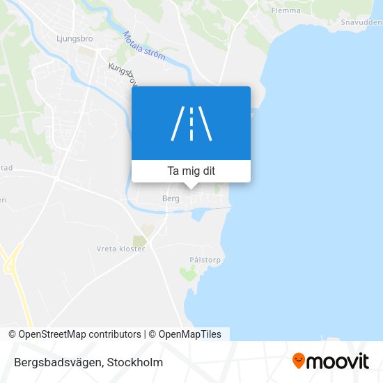 Bergsbadsvägen karta