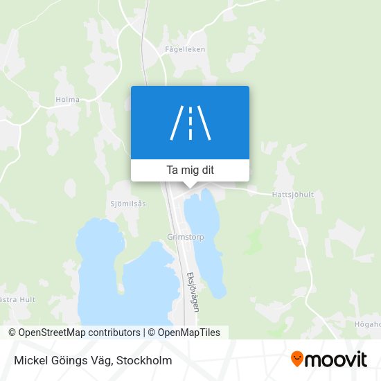Mickel Göings Väg karta