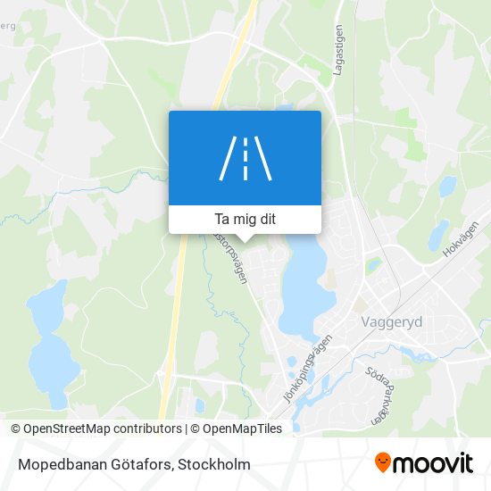 Mopedbanan Götafors karta