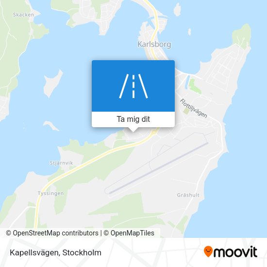 Kapellsvägen karta