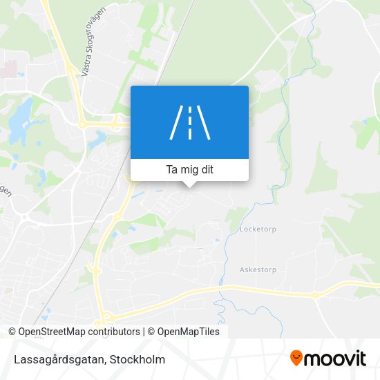 Lassagårdsgatan karta