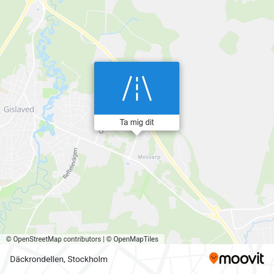 Däckrondellen karta