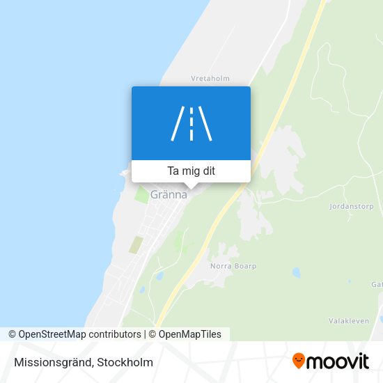 Missionsgränd karta