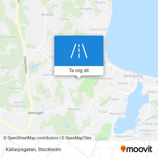 Källarpsgatan karta