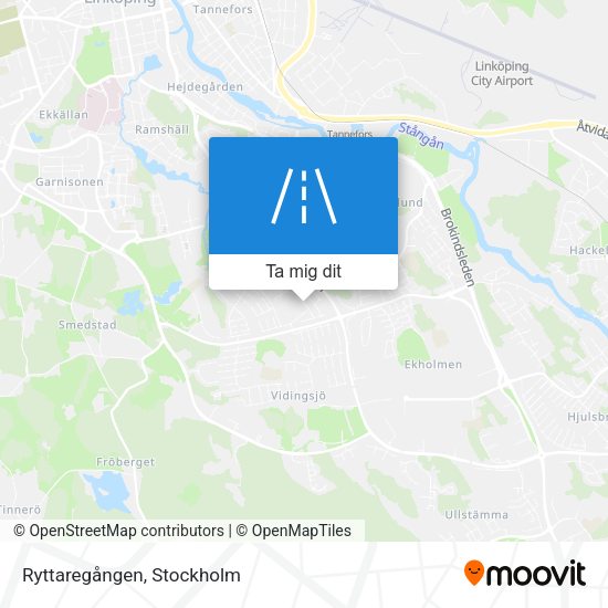 Ryttaregången karta