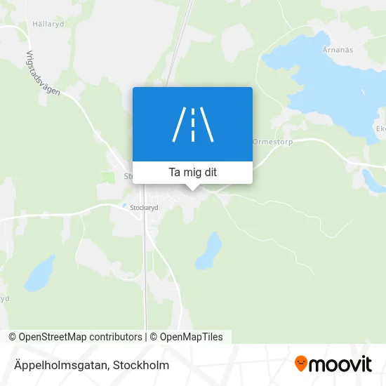 Äppelholmsgatan karta