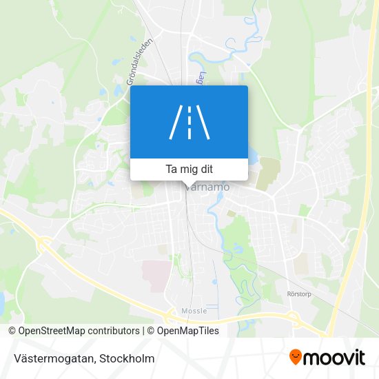 Västermogatan karta