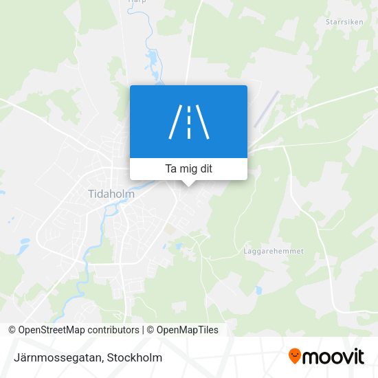 Järnmossegatan karta