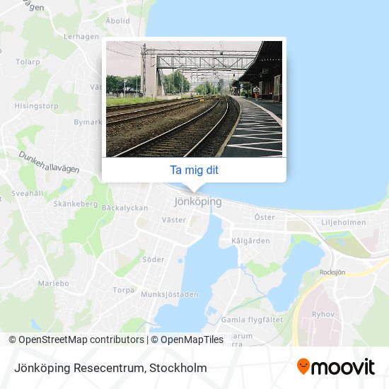 Jönköping Resecentrum karta