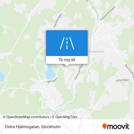 Östra Hjälmsgatan karta
