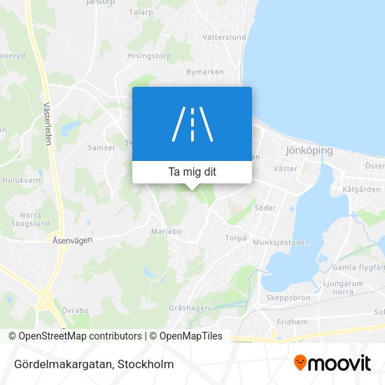 Gördelmakargatan karta