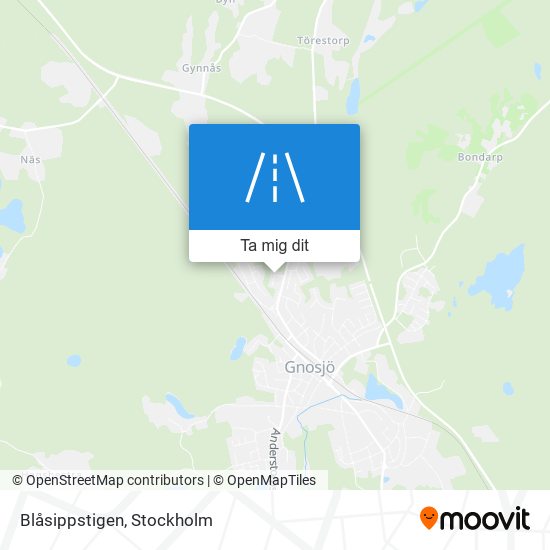 Blåsippstigen karta