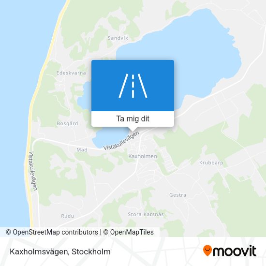 Kaxholmsvägen karta