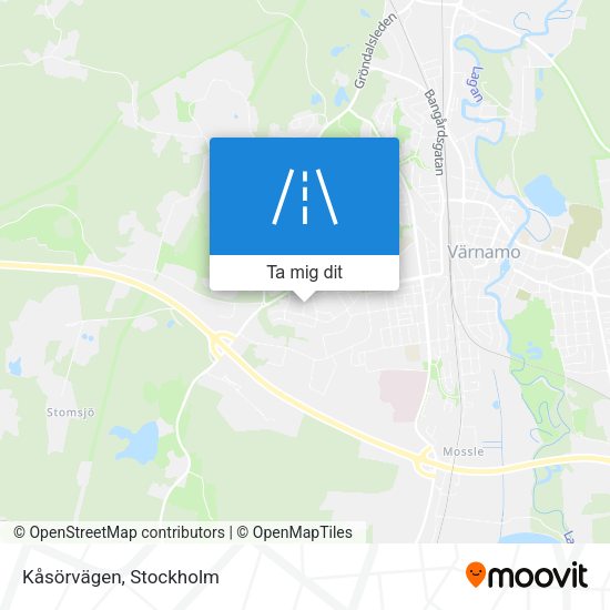 Kåsörvägen karta