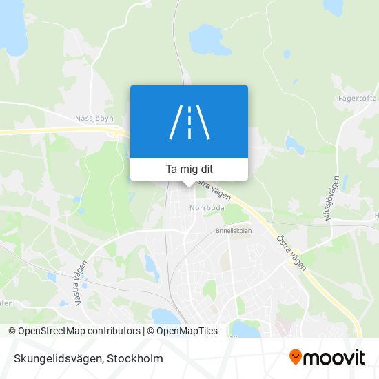 Skungelidsvägen karta