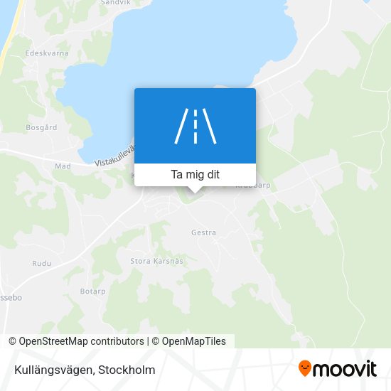 Kullängsvägen karta