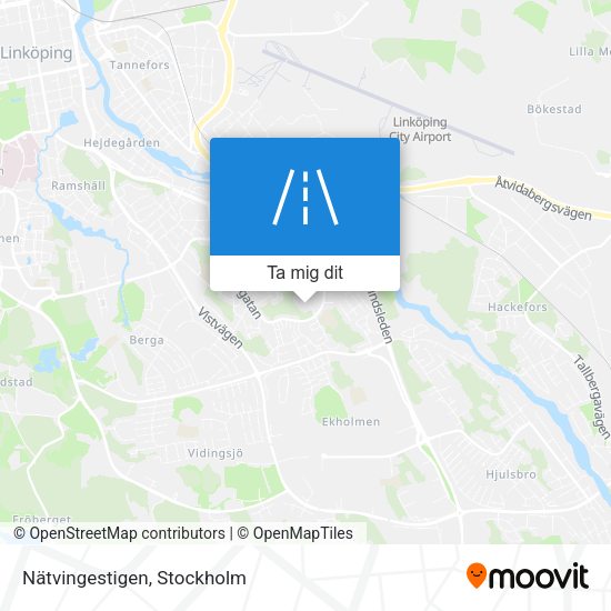 Nätvingestigen karta