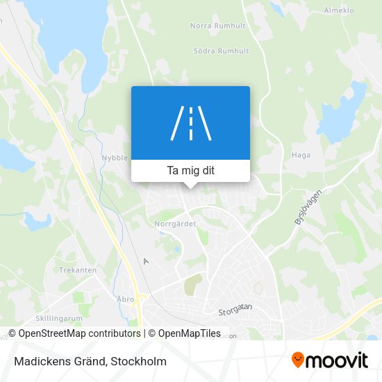 Madickens Gränd karta