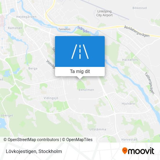 Lövkojestigen karta