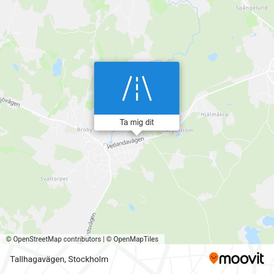 Tallhagavägen karta