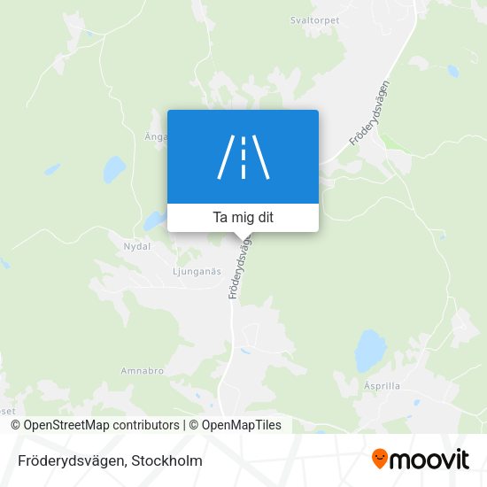 Fröderydsvägen karta