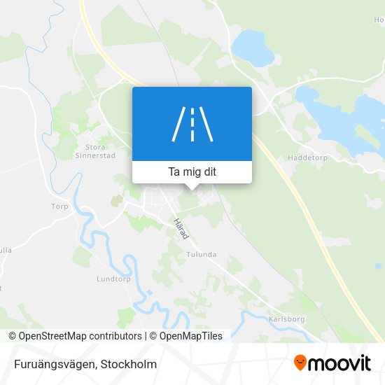 Furuängsvägen karta