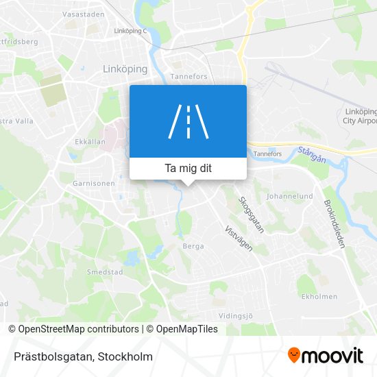 Prästbolsgatan karta