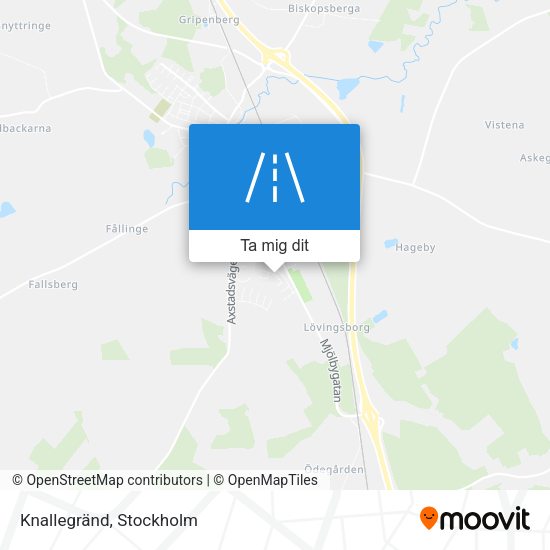 Knallegränd karta
