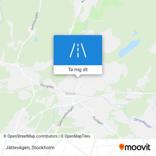 Jättevägen karta