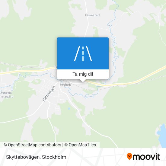 Skyttebovägen karta