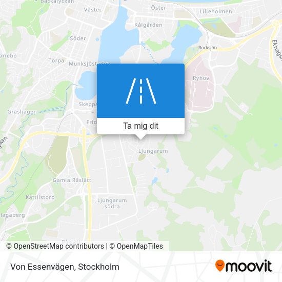 Von Essenvägen karta