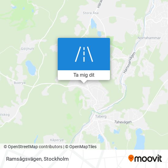 Ramsågsvägen karta