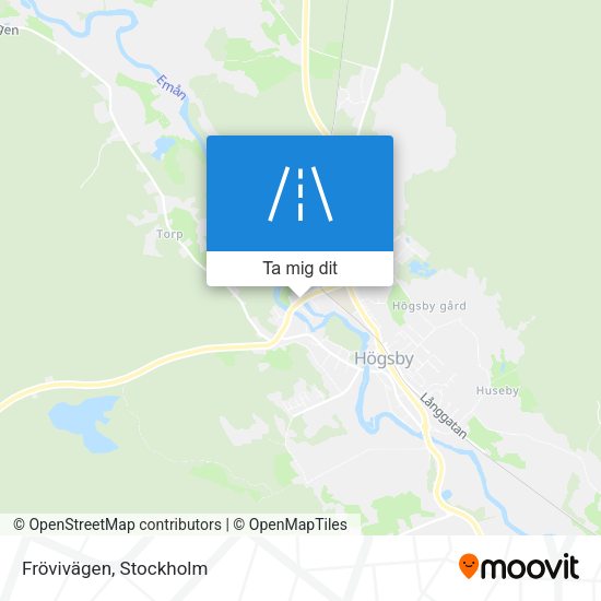 Frövivägen karta