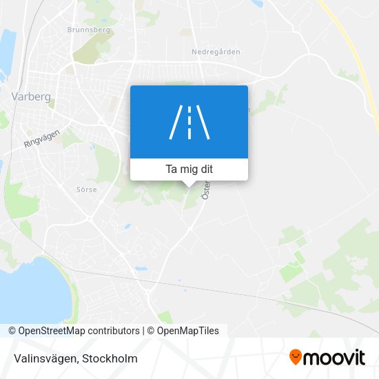 Valinsvägen karta