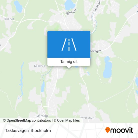 Taklasvägen karta