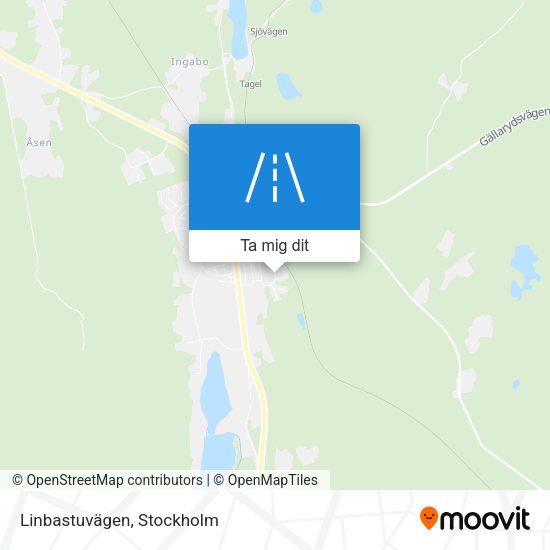 Linbastuvägen karta